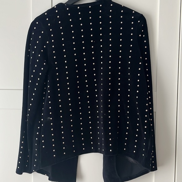 Zara velour, studded blazer - Picture 5 of 5